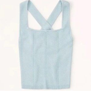 Abercrombie Women's Elevated Ribbed Crossback Tank - Size M